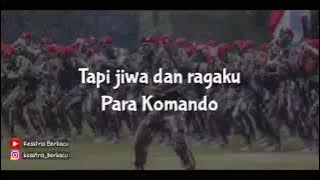 Lirik yel-yel pacarku diambil orang !!! KOPASUS  indonesia