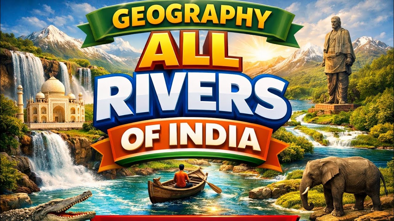 Rivers of India – Complete Geography GK | UPSC/SSC/Railway - YouTube