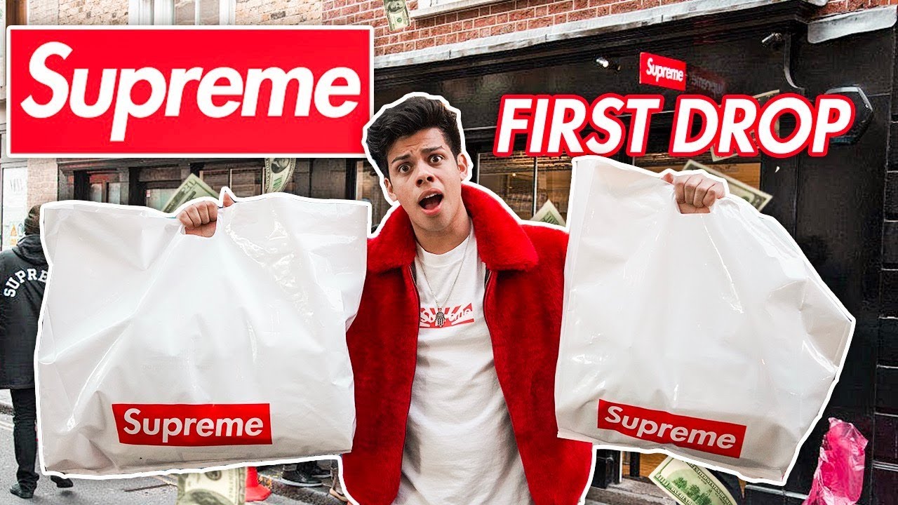 SUPREME DROP I BOUGHT EVERYTHING (LONDON) - YouTube