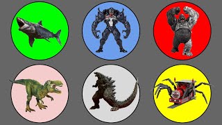 King Of Monster vs Avengers ; Megalodon vs Trex, Godzilla vs Kong, Venom2, Choo Choo Charles by IMP TOYS 12,411 views 13 days ago 8 minutes, 38 seconds