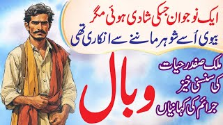 Wabaal Malik Safdar Hayat Jurm O Saza New Story