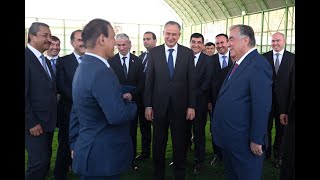 Ифтитоҳи майдони варзишии болопӯшида дар деҳаи Ғарғараи деҳоти Корези ноҳияи Данғара