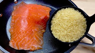 This salmon rice recipe is simply amazing and delicious❗ #197
