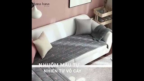 Bộ sưu tập tấm trải ghế sofa cấp Hàn Quốc Hana hana