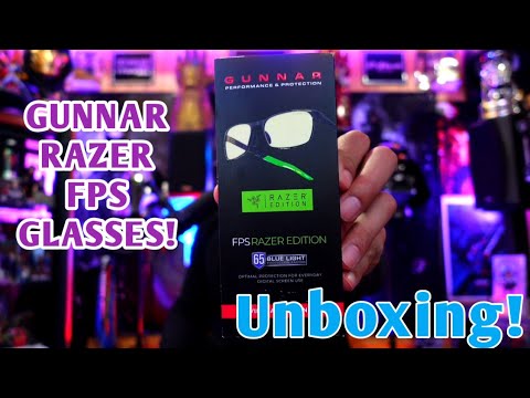 RAZER GUNNAR - FPS Razer Edition Gaming Glasses - UNBOXING!