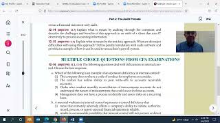ACC 4511:  Chapter 11 homework, chapter 13 discussion, chapter 24 discussion (parts I to IV only).