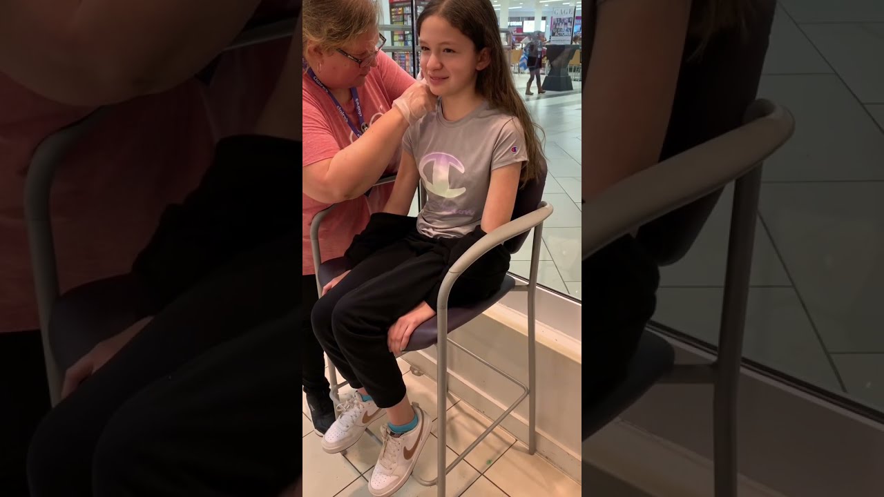 Getting My Ears Pierced At Claire S Shorts