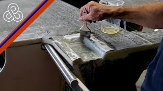 Arete Supercar project - laminating reinforcement points for the sub-frames