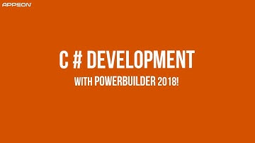 C# Development with PowerBuilder 2018 | Japanese Subtitle