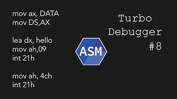 Assembler. Отладчик (TURBO DEBUGGER) [#8]