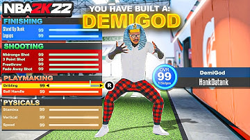 THIS BEST ISO BUILD WILL BREAK NBA 2K22 CURRENT GEN - MOST OVERPOWERED DEMIGOD POINT GUARD BUILD!