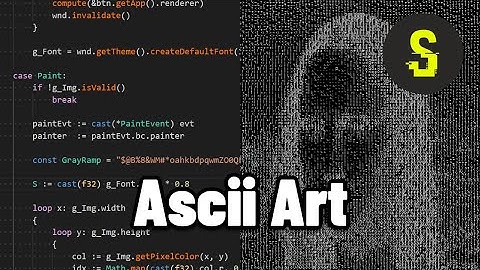 Swag Scripting - Image To Ascii Art