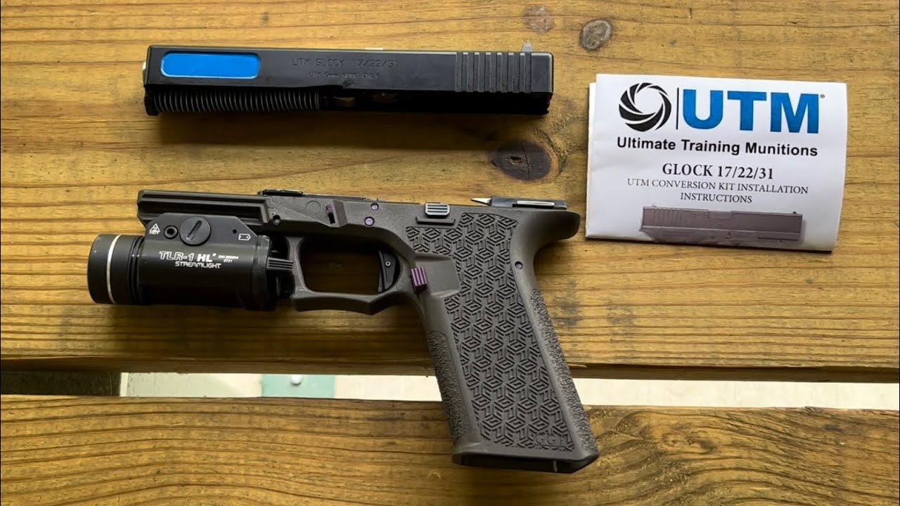 Tech Tip Fitting a Polymer 80 frame to a UTM Glock 17 slide. 20220924 YouTube