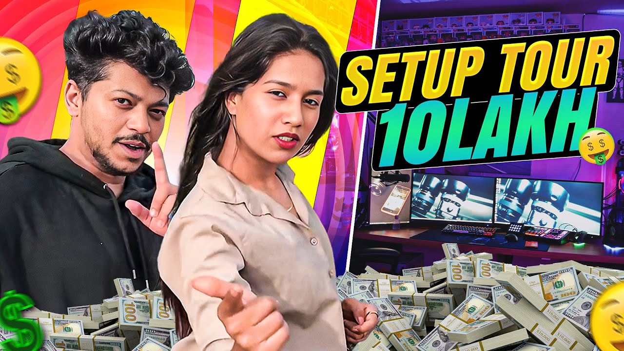 Gastó ₹10 Lakh en este setup gaming — Tour