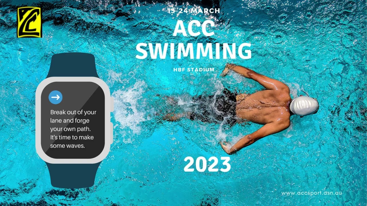 acc sWIM pROMO 2023 YouTube Livestream Video