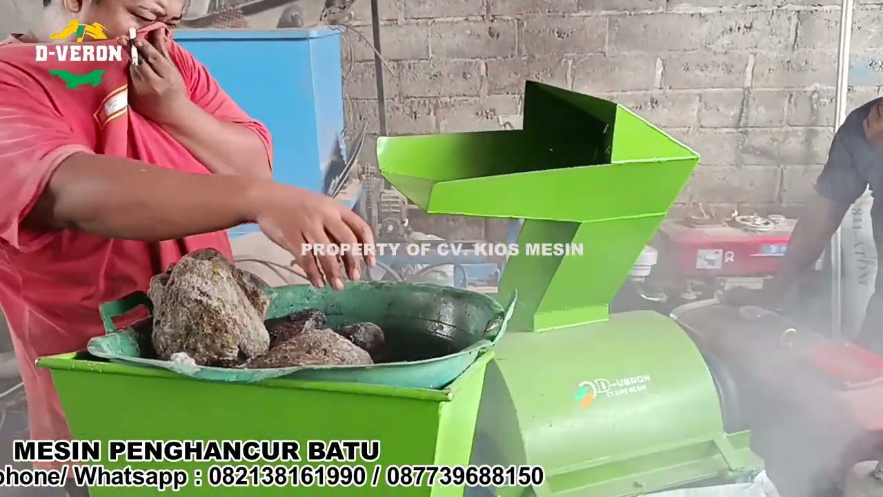MESIN PENGHANCUR BATU HASIL SANGAT HALUS