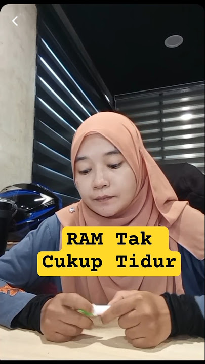 RAM Tak Cukup Tidur #ram #belajar #pandai #komputer #lawak
