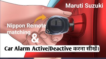 Maruti Suzuki Swift desire remote programing|| #nippon remote matching