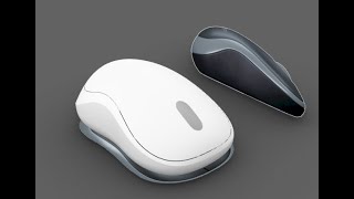 Rhino tutorials -Wireless mouse M185 modeling