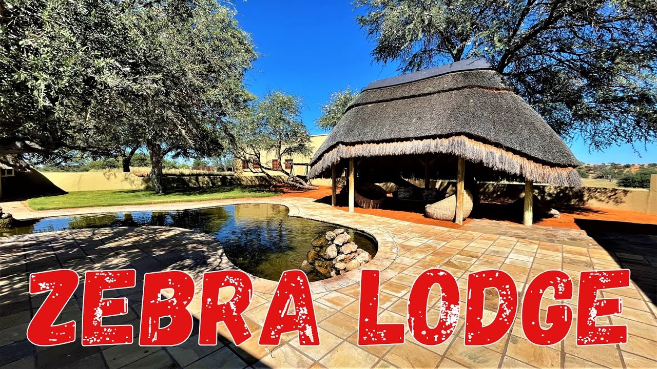 Intu Afrika Game Reserve Zebra Kalahari Lodge in Namibia, southern