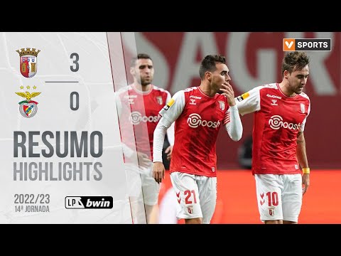 Highlights | Resumo: SC Braga 3-0 Benfica (Liga 22/23 #14)