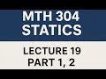 Mth304 Short Lecture 19 Statics|VU Pakistan|