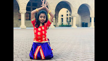 Shape Of You | Carnatic - Indian Raga | Kids Dance | Rhianna Sarath | Dance Cover
