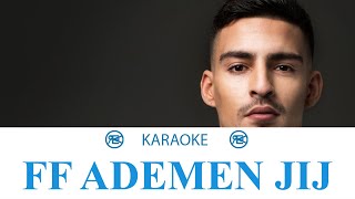 Boef - FF Ademen Jij | karaoke, instrumental