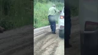 Best Bear Costume Prank Ever: People are Running Away!