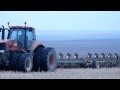Big ploughing 2010 with twinned before and back tractor  case ih