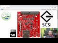 SCSI mass storage device emulators that use flash memory cards