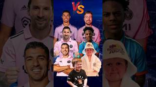 Ronaldo Team Vs Mrbeast Team 🐐🥶 (Ronaldo, Messi, Suarez) (Mrbeast, Ishowspeed, Hasbulla)