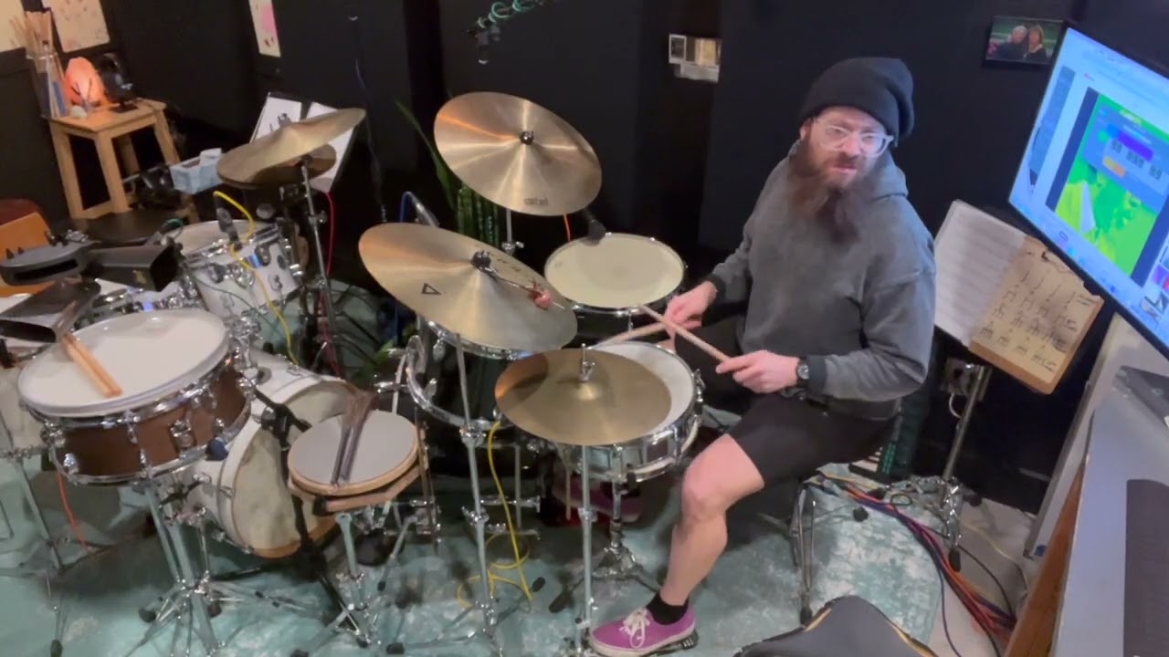 THE (GHOST) NOTE Studio 22 teacher kit Logic template test 01.22.26 👻🥁 kick microphone centered