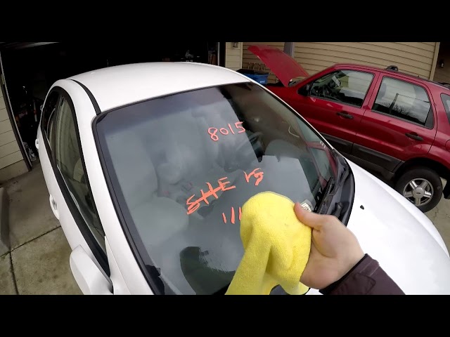 DIY Car Glass Scratch Removal kit: Removing Deep Scratches from side  windows with an Electric Drill 