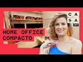 Dicas para organizar HOME OFFICE em quarto pequeno | Dica de Organização | Micaela Góes