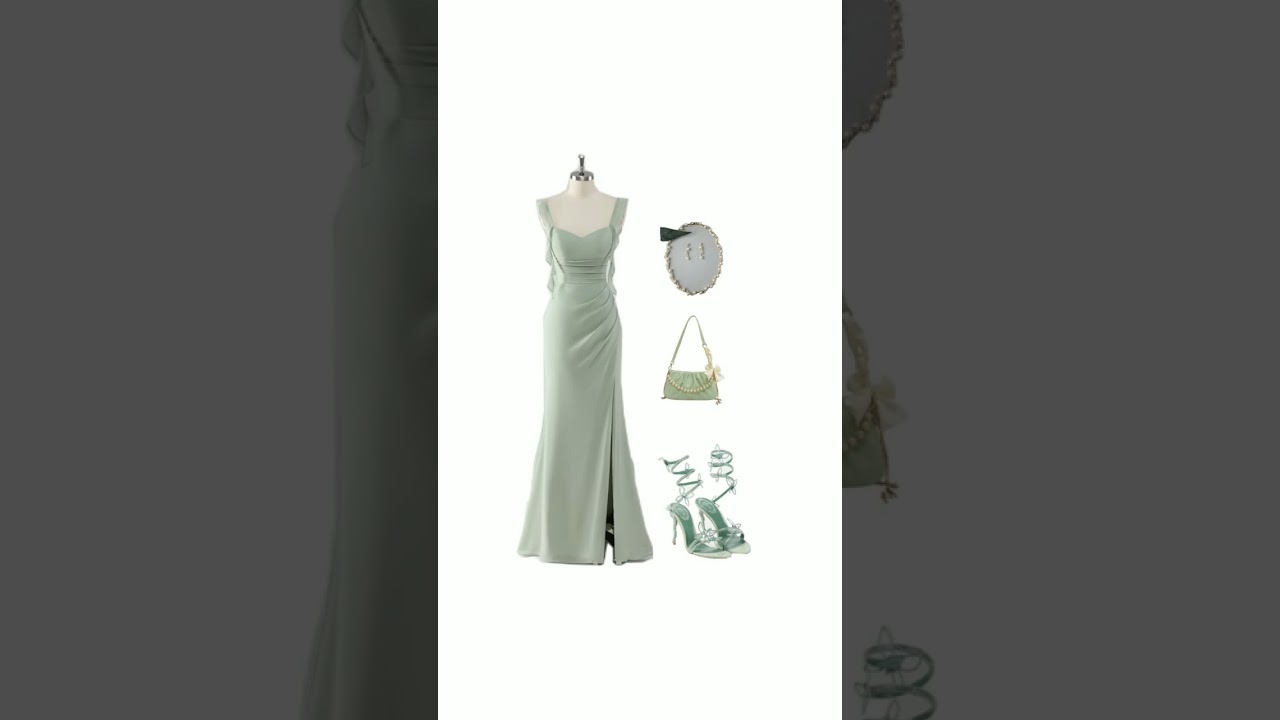 green emerald velvet dress Wedtrend Women Dusty Sage Maxi Bridesmaid Dress with Slit A-Line Burnout Velvet Jacquard Cold Shoulder Wedding Guest Dress, Dusty Sage / US20W