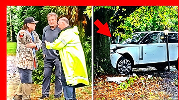😳 Alec Baldwin CRASHES Range Rover Into Tree in the Hamptons!
