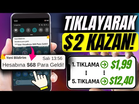 YAPTIĞIN HER TIKLAMADAN $1.99 KAZANDIRAN YENİ SİTE! 💰 - Tıklama Yaparak İnternetten Para Kazanma