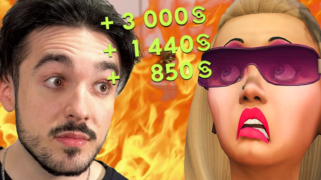 3h pour faire une maison qu'avec l'argent de l'assurance ! 🏠 | SIMS 4