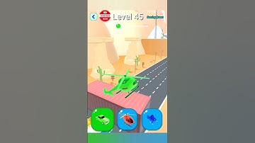 Shape shifting2 game level-45 hyper casual game #shapeshifting #funny #gameplay #gaming #shortvideo