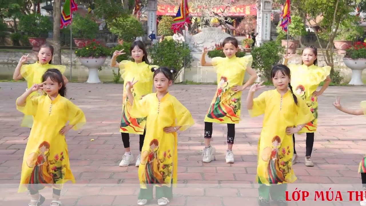 Nhảy Xuân ơi ở lại chơi -Lớp múa Thùy Dung| nhảy múa thiếu nhi sôi động nhất |nhạc Tết xuân mới nhất