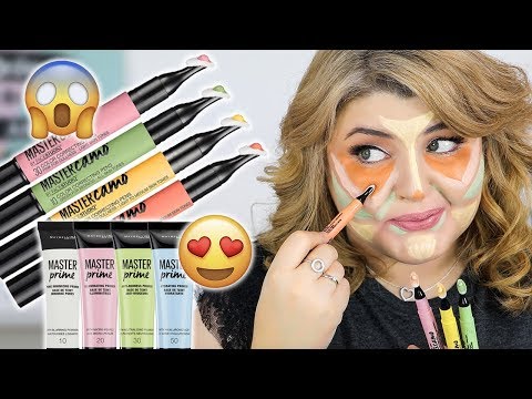 ТЕСТИРУЮ ЦВЕТНЫЕ НОВИНКИ Maybelline / ПРАЙМЕРЫ, КОРРЕКТОРЫ, ЛАЙНЕРЫ!