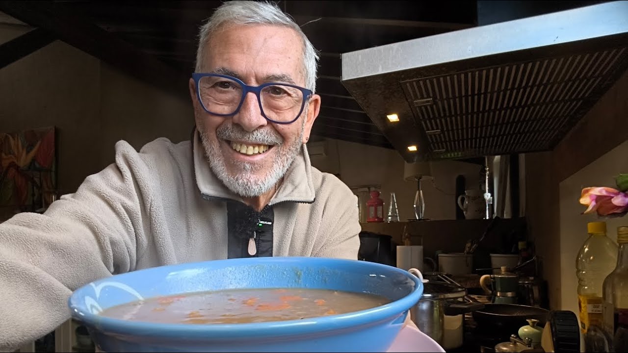 Lentejas guisadas a la antigua. Fácil económica, y con mucho hierro.