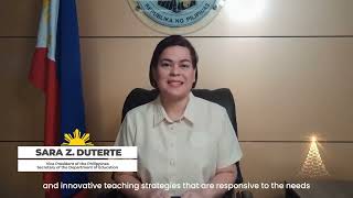 CHRISTMAS GREETING FOR SEAMEO, H E Sara Zimmerman Duterte by SEAMEO Secretariat 770 views 4 months ago 2 minutes, 14 seconds