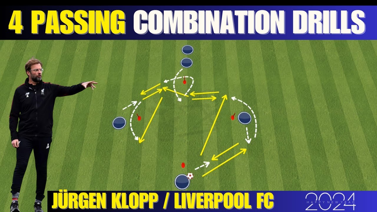 4 Passing Drills By Jürgen Klopp / Liverpool FC - YouTube