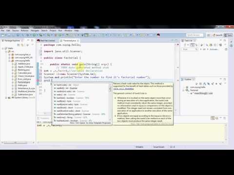 Factorial Program in Java