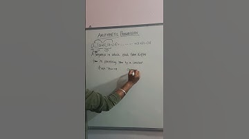 what is AP, Arithmetic progression #education #shorts