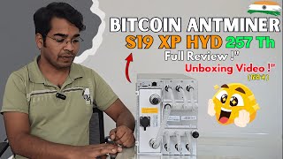 "S19 XP Hydro Full Review Unboxing Video" | Crypto Miner India #cryptominingindia #bitcoinmining screenshot 5