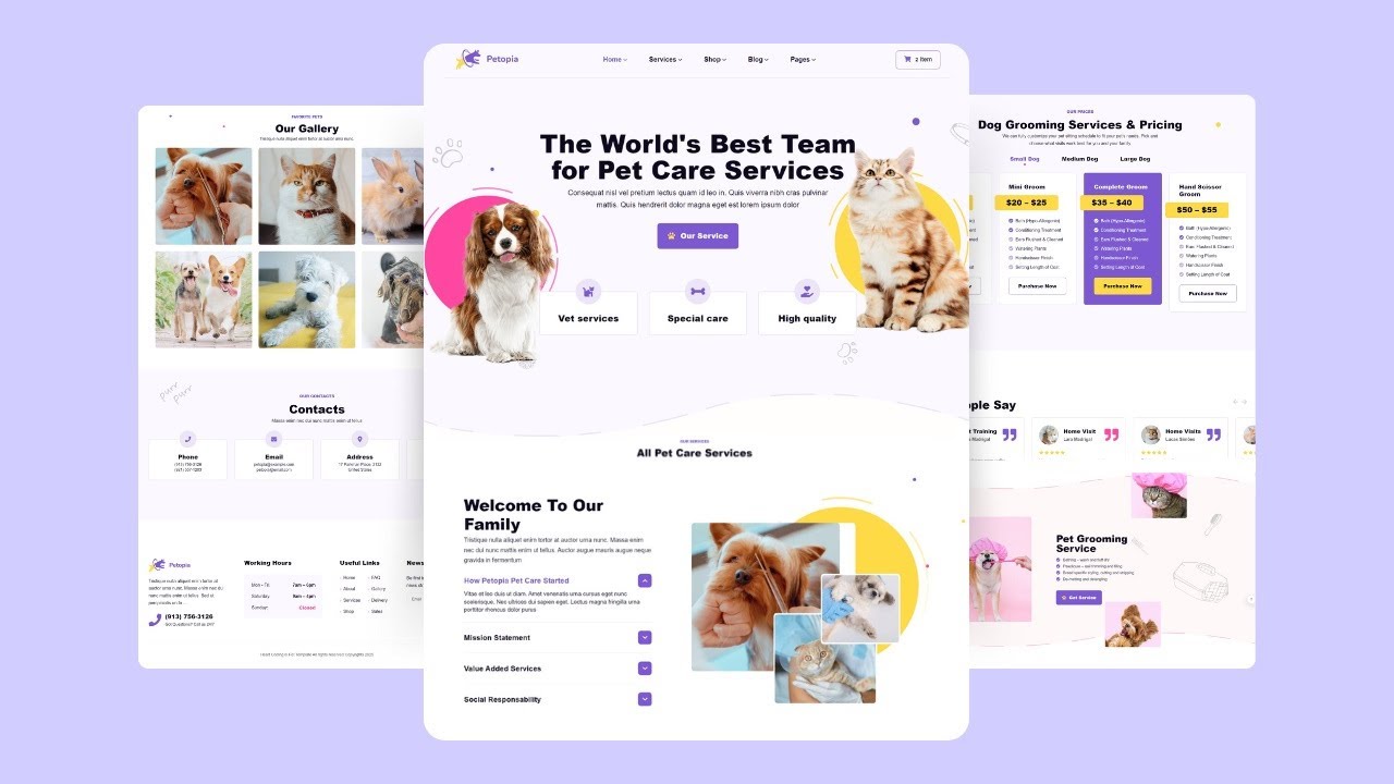How To Make Responsive Website Design Using HTML CSS And JavaScript ...