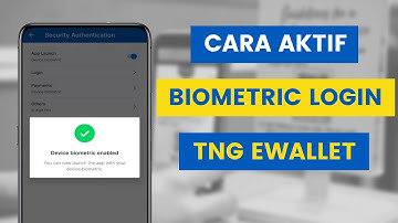 Cara Aktifkan Log Masuk Biometrik Touch N Go eWallet l Login TNG Using Biometric Fingerprint